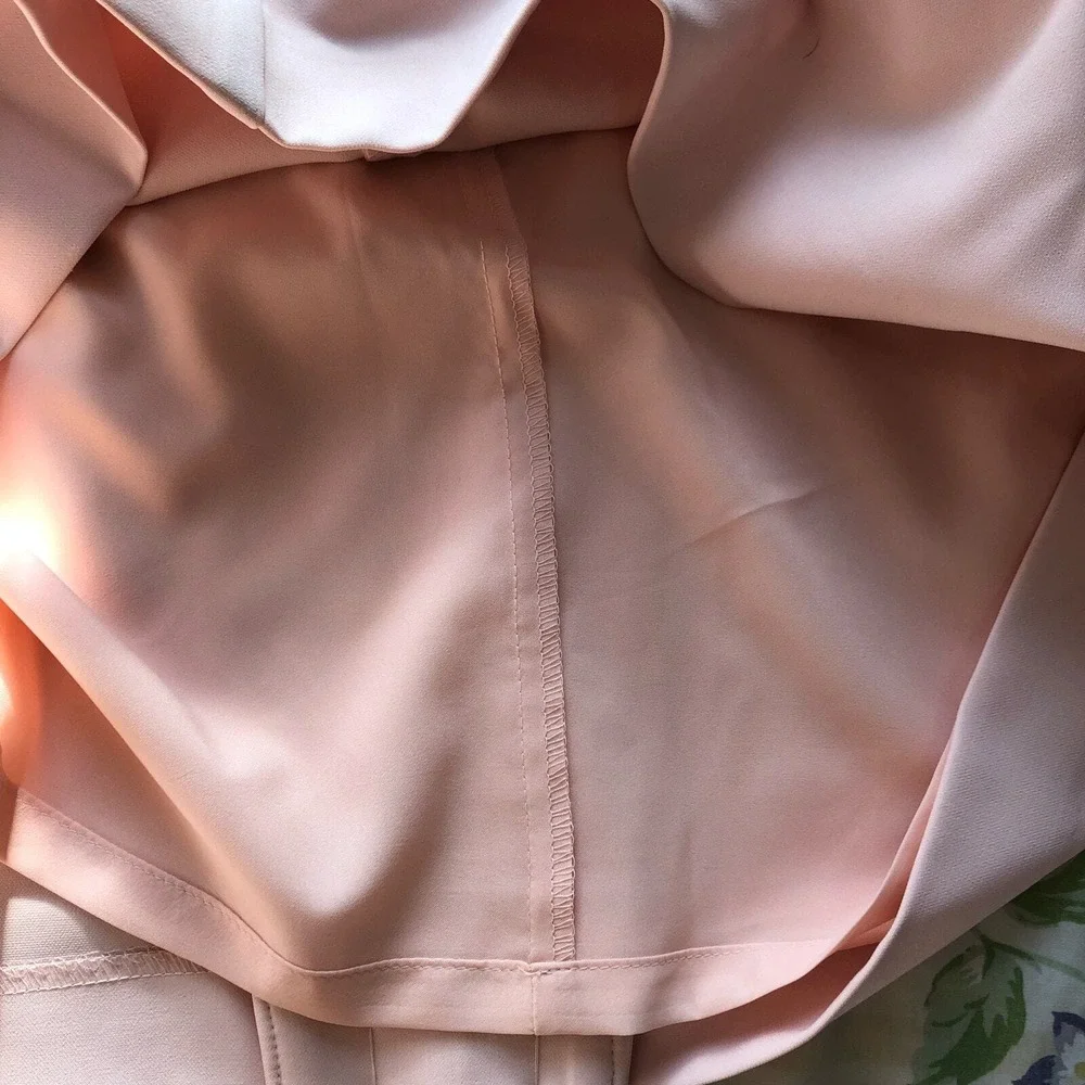 Tommy Hilfiger TH Flex Pink Mini‎ Skirt H31SA346 Career Stretch Pockets Size 8